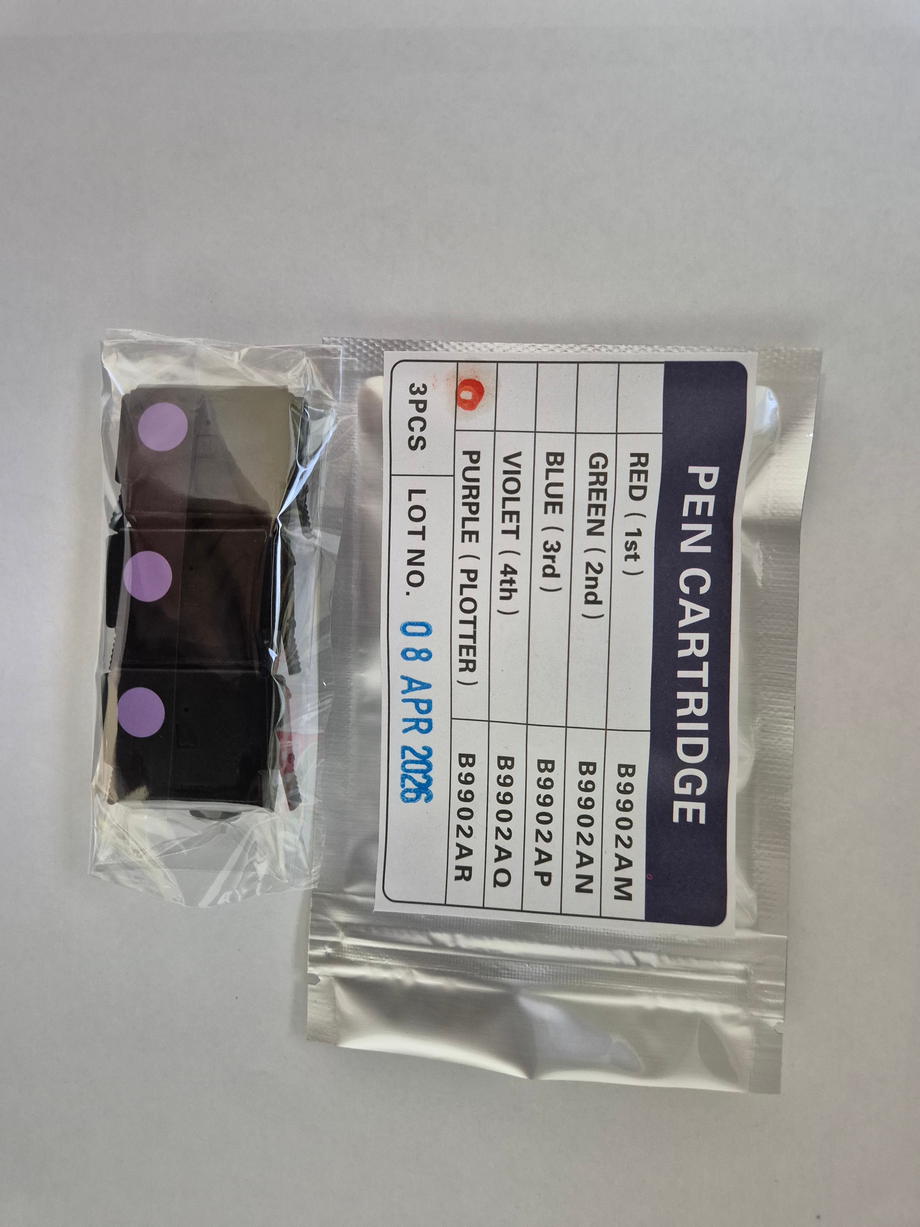 YOKOGAWA 기록계용 펜 카트리지 (purple)
